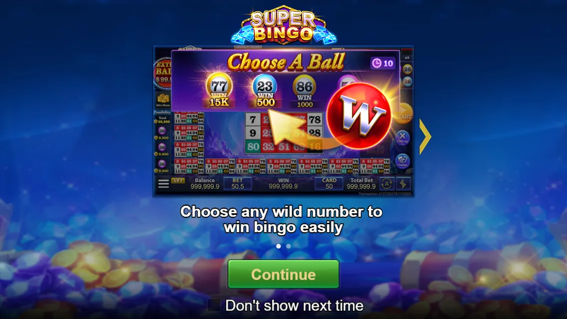 Super Bingo Screenshot 1