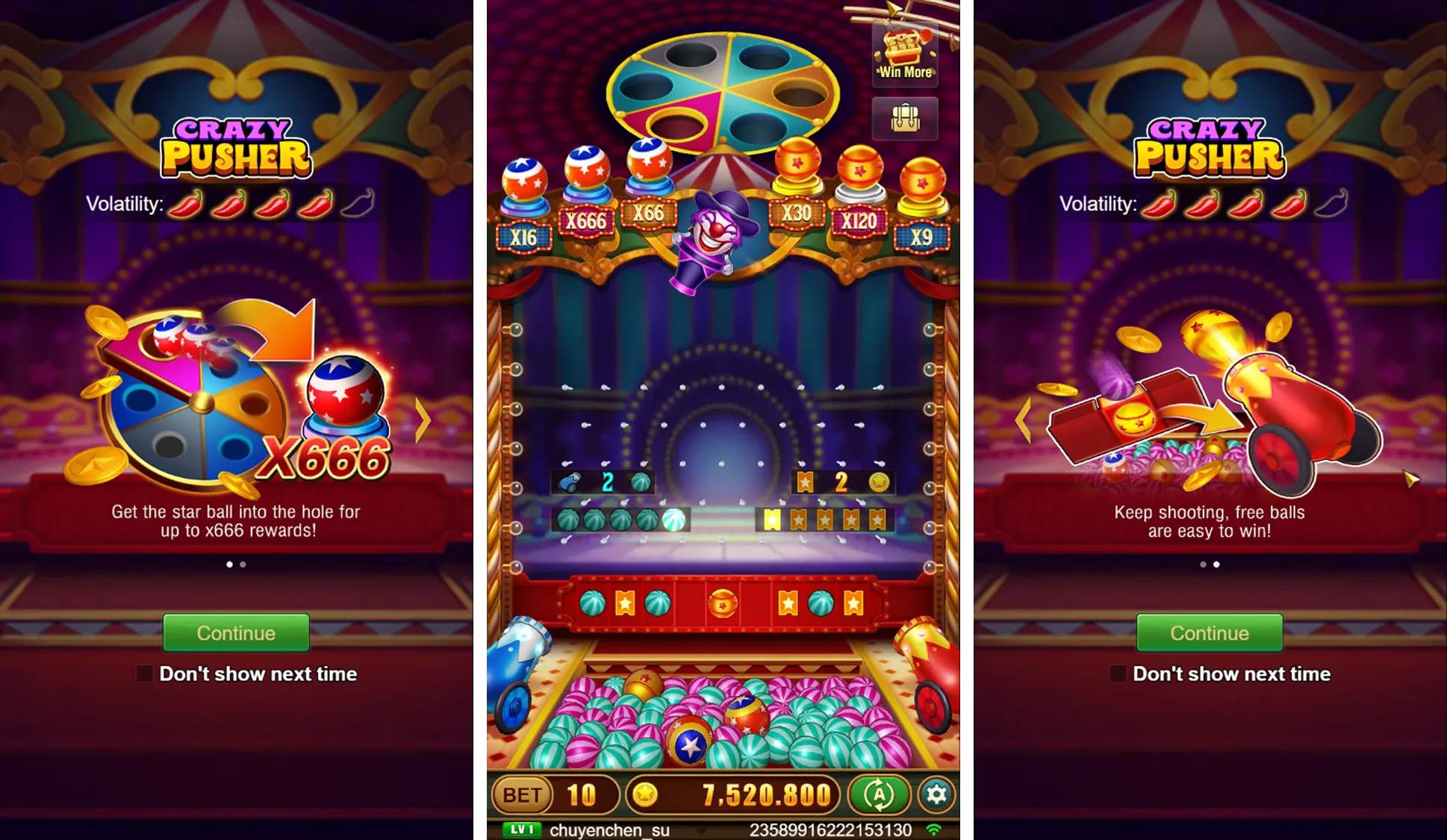 Crazy Pusher Screenshot 1