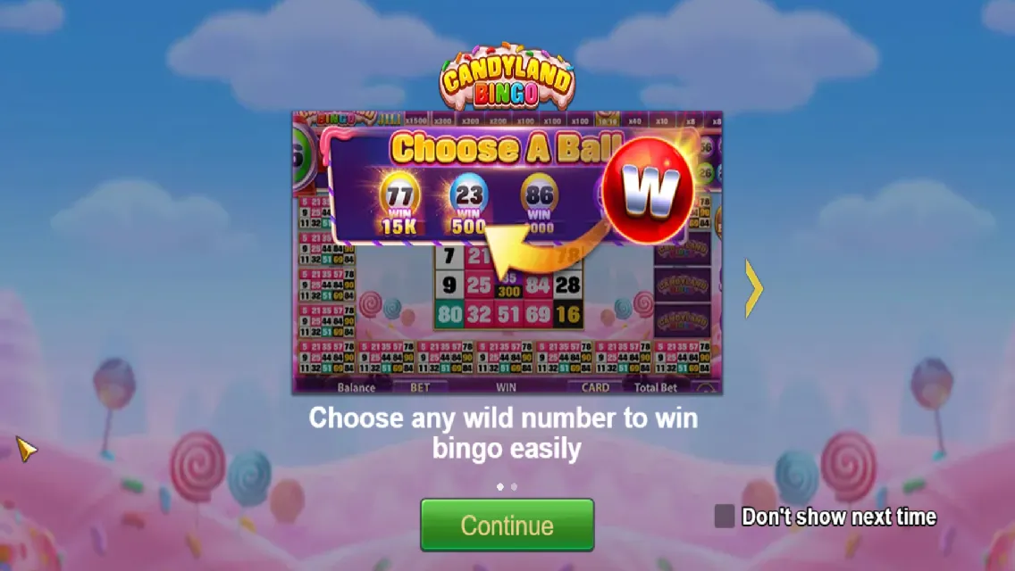 Candyland Bingo Screenshot 1