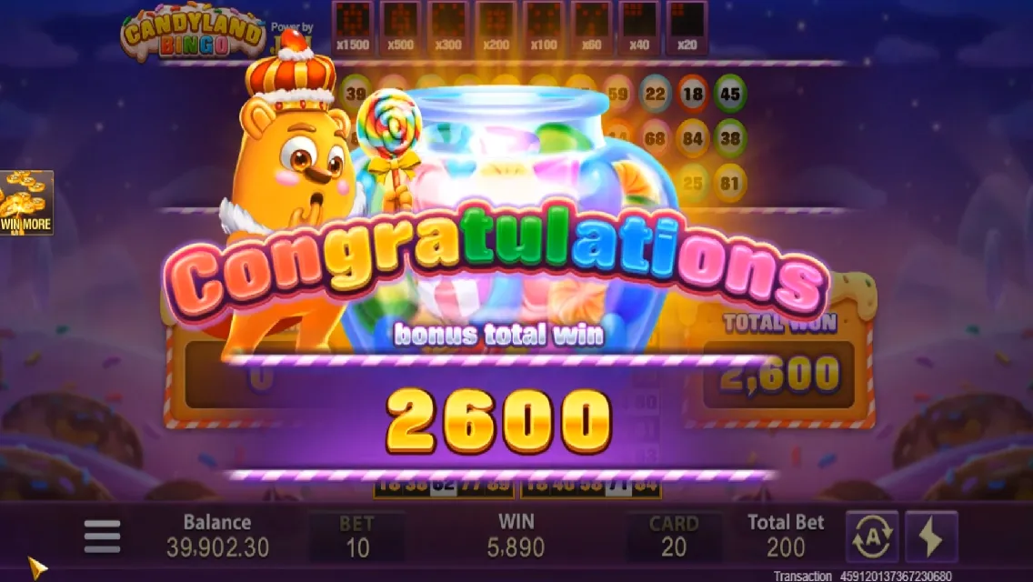 Candyland Bingo Screenshot 5