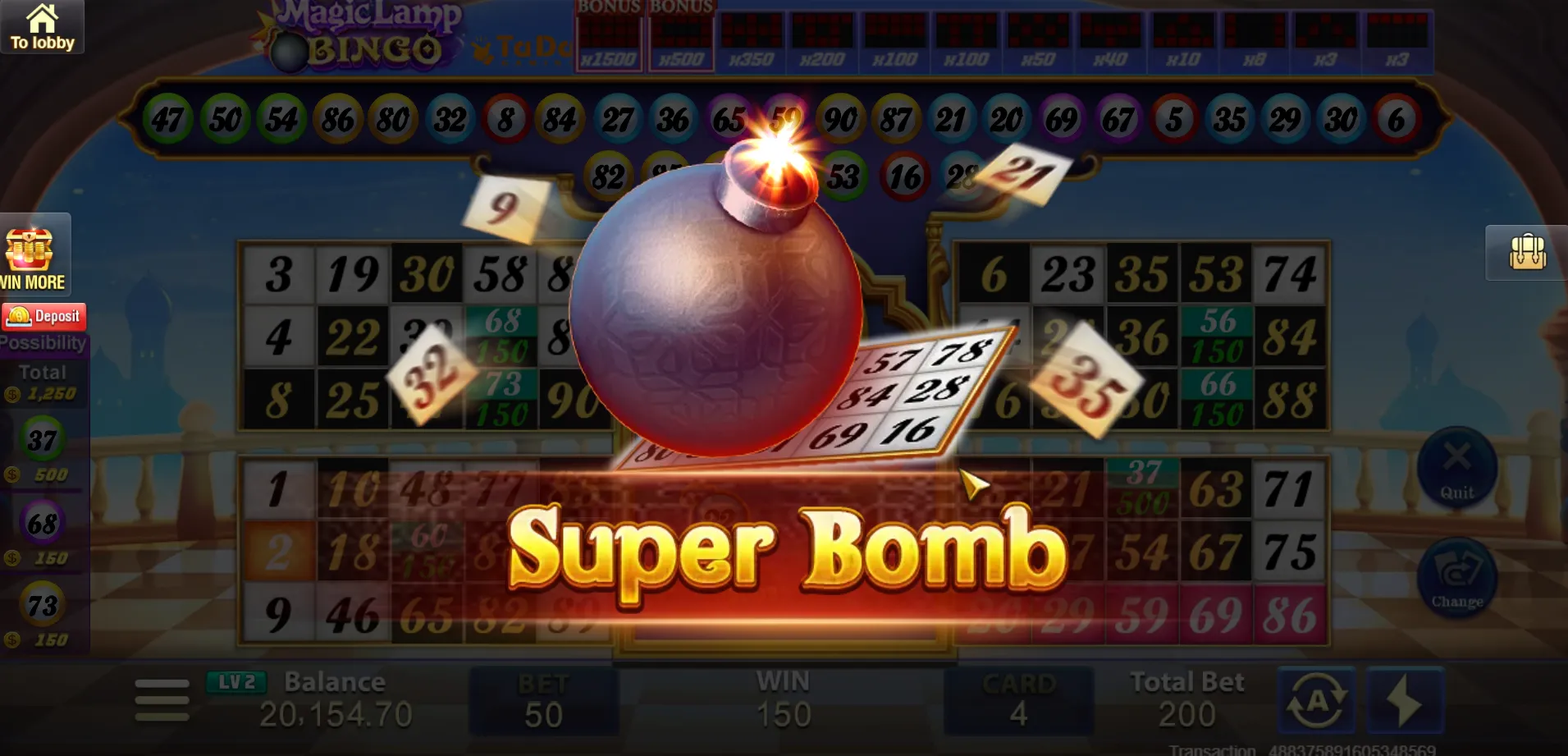 Magic Lamp Bingo Screenshot 3