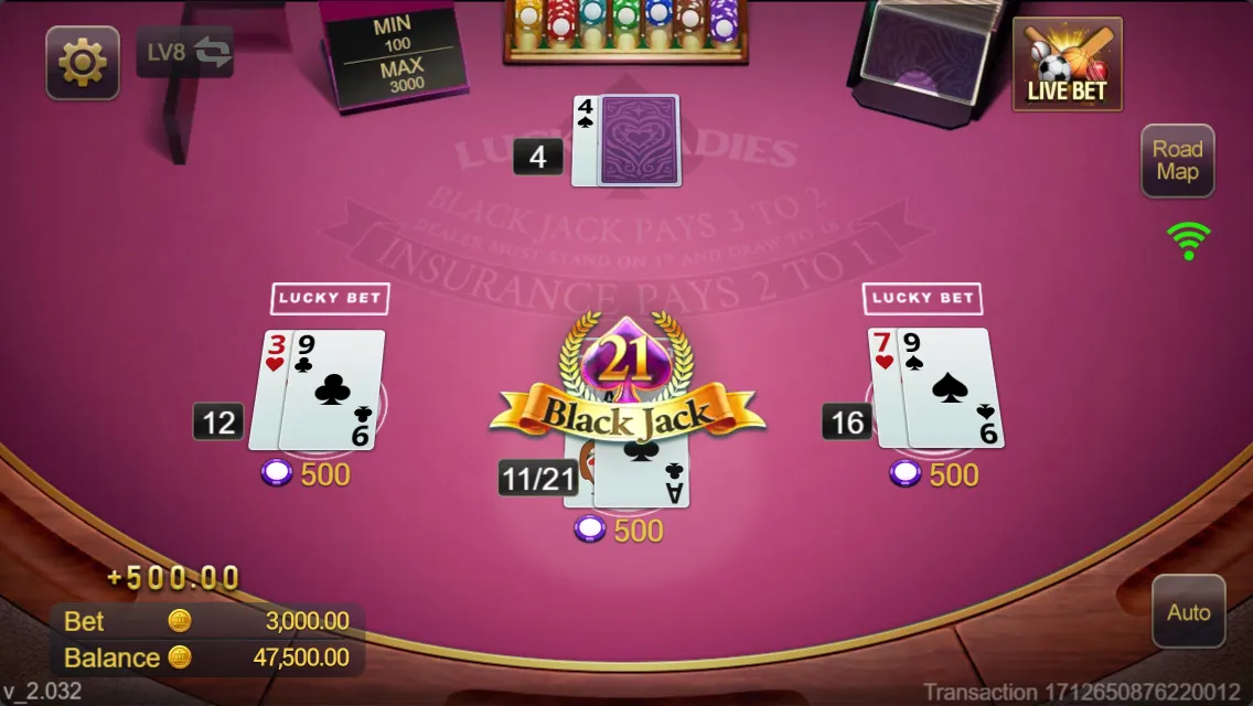 Blackjack Lucky Ladies Screenshot 3