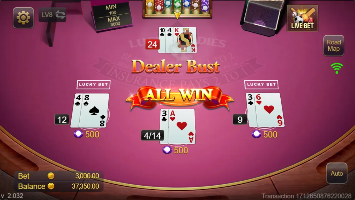 Blackjack Lucky Ladies Screenshot 5